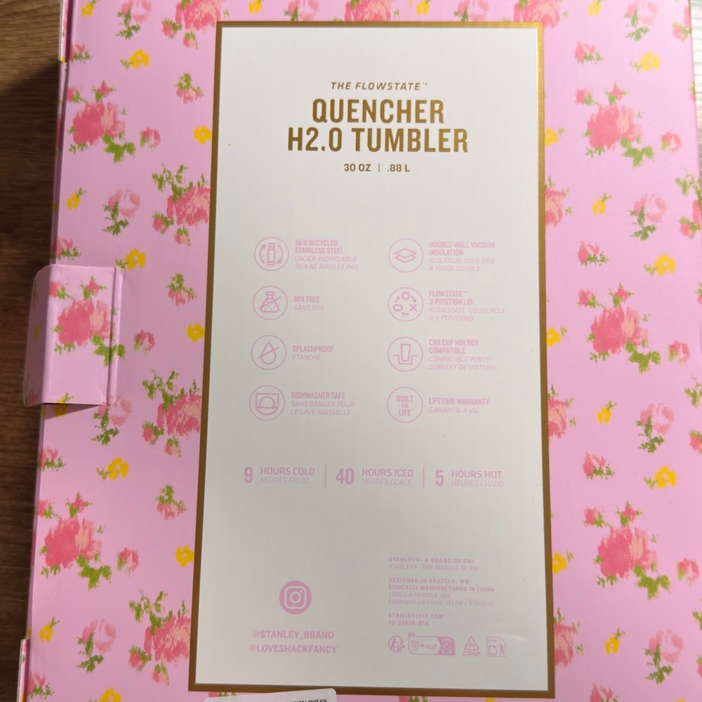 LoveShackFancy Pink Storage Box - Picture 4 of 5